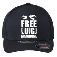 Free Luigi Mangione Deny Defend Depose Flexfit Unipanel Trucker Cap