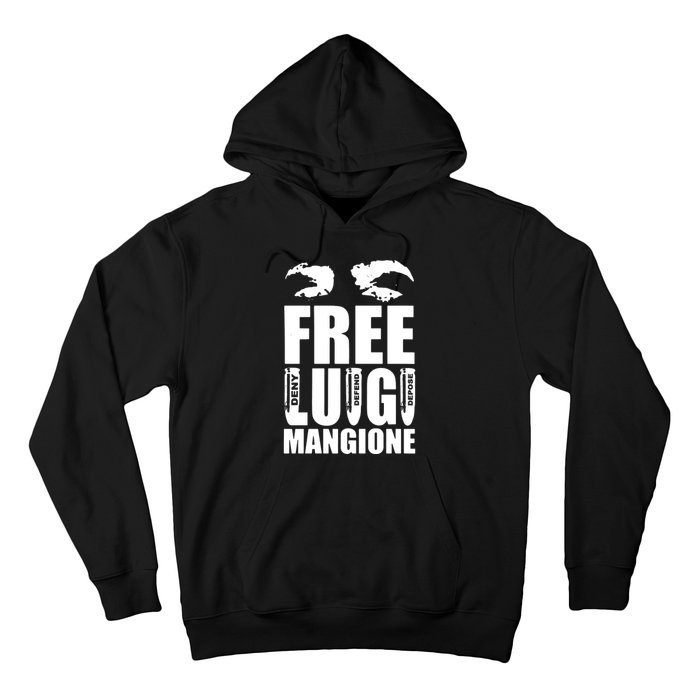 Free Luigi Mangione Deny Defend Depose Hoodie