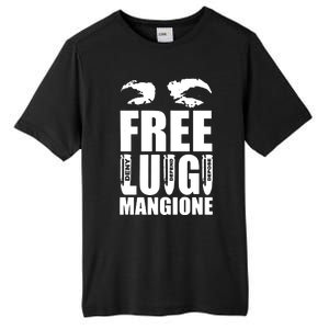 Free Luigi Mangione Deny Defend Depose Tall Fusion ChromaSoft Performance T-Shirt