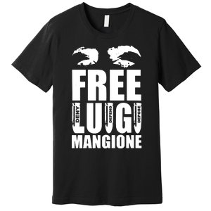 Free Luigi Mangione Deny Defend Depose Premium T-Shirt