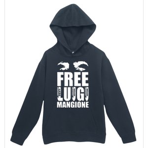 Free Luigi Mangione Deny Defend Depose Urban Pullover Hoodie