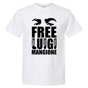 Free Luigi Mangione Deny Defend Depose Garment-Dyed Heavyweight T-Shirt