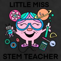 Funny Little Miss Stem Teacher 7 Panel Mesh Trucker Snapback Hat