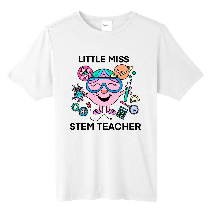 Funny Little Miss Stem Teacher Tall Fusion ChromaSoft Performance T-Shirt