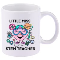 Funny Little Miss Stem Teacher 11oz C Handle Ceramic Mug