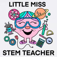 Funny Little Miss Stem Teacher 11oz C Handle Ceramic Mug
