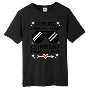 Future Ladies Man Current Mamas Boy Funny Valentines Day Tall Fusion ChromaSoft Performance T-Shirt