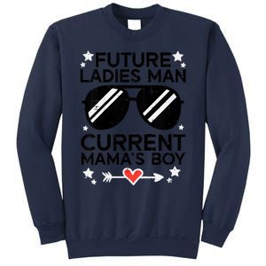 Future Ladies Man Current Mamas Boy Funny Valentines Day Sweatshirt