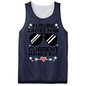 Future Ladies Man Current Mamas Boy Funny Valentines Day Mesh Reversible Basketball Jersey Tank