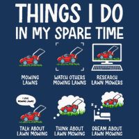 Funny Lawn Mower Clothes Gifts For Landscapers Gardener Cooling Performance Crew T-Shirt