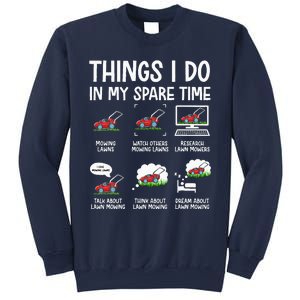 Funny Lawn Mower Clothes Gifts For Landscapers Gardener Sweatshirt