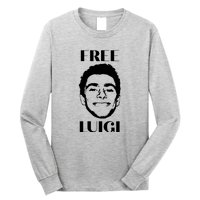 Free Luigi Mangione Merch Long Sleeve Shirt