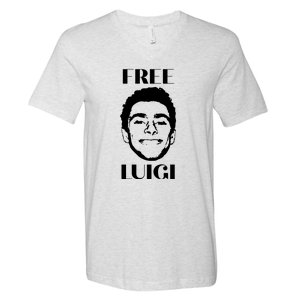 Free Luigi Mangione Merch V-Neck T-Shirt