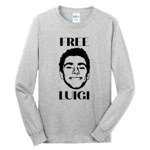 Free Luigi Mangione Merch Tall Long Sleeve T-Shirt