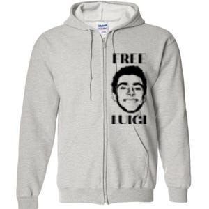 Free Luigi Mangione Merch Full Zip Hoodie