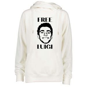 Free Luigi Mangione Merch Womens Funnel Neck Pullover Hood