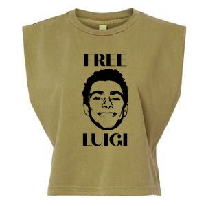 Free Luigi Mangione Merch Garment-Dyed Women's Muscle Tee