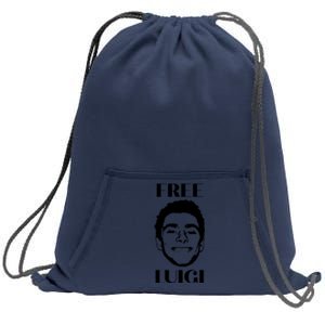 Free Luigi Mangione Merch Sweatshirt Cinch Pack Bag