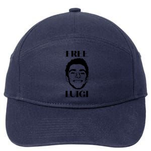 Free Luigi Mangione Merch 7-Panel Snapback Hat