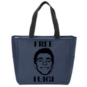 Free Luigi Mangione Merch Zip Tote Bag