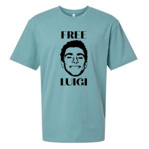 Free Luigi Mangione Merch Sueded Cloud Jersey T-Shirt