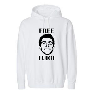 Free Luigi Mangione Merch Garment-Dyed Fleece Hoodie