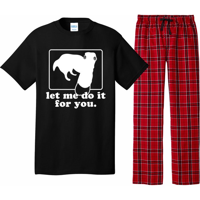 Funny Let Me Do It For You Borzoi Dog Meme Pajama Set