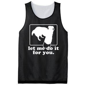 Funny Let Me Do It For You Borzoi Dog Meme Mesh Reversible Basketball Jersey Tank