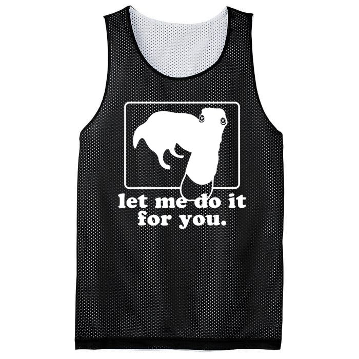 Funny Let Me Do It For You Borzoi Dog Meme Mesh Reversible Basketball Jersey Tank