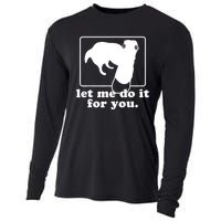 Funny Let Me Do It For You Borzoi Dog Meme Cooling Performance Long Sleeve Crew