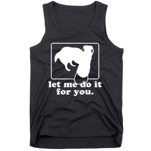 Funny Let Me Do It For You Borzoi Dog Meme Tank Top