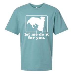 Funny Let Me Do It For You Borzoi Dog Meme Sueded Cloud Jersey T-Shirt