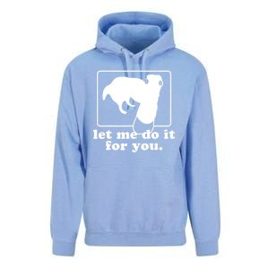 Funny Let Me Do It For You Borzoi Dog Meme Unisex Surf Hoodie