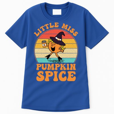 Funny Little Miss Pumpkin Spice Retro Little Miss Pumpkin Gift Tall T-Shirt