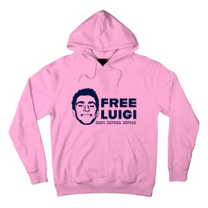 Free Luigi Mangione Deny Defend Depose Hoodie