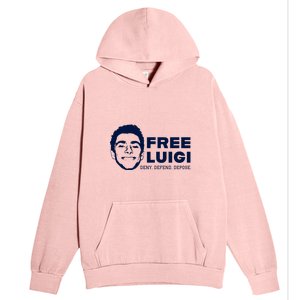 Free Luigi Mangione Deny Defend Depose Urban Pullover Hoodie