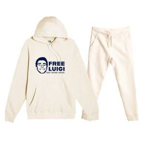 Free Luigi Mangione Deny Defend Depose Premium Hooded Sweatsuit Set