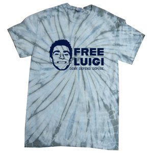 Free Luigi Mangione Deny Defend Depose Tie-Dye T-Shirt