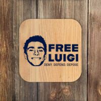 Free Luigi Mangione Deny Defend Depose Coaster