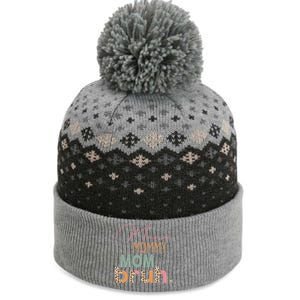 Funny Leopard Mama Mommy Mom Bruh Gift Mother's Day Great Gift The Baniff Cuffed Pom Beanie