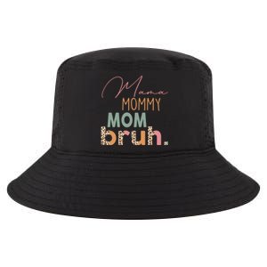 Funny Leopard Mama Mommy Mom Bruh Gift Mother's Day Great Gift Cool Comfort Performance Bucket Hat