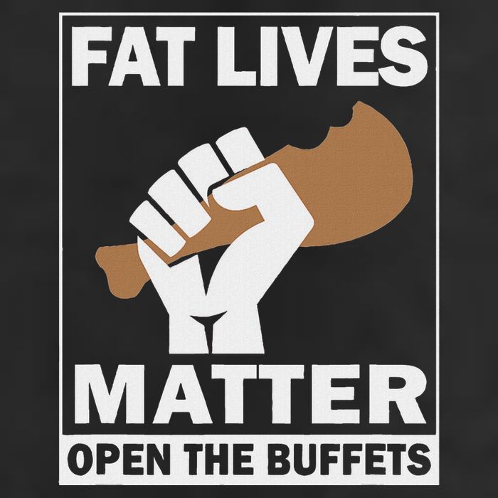 Fat Lives Matters Open The Buffets Funny Chubby Meat Lover Golf Towel