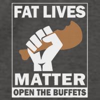 Fat Lives Matters Open The Buffets Funny Chubby Meat Lover Vector Backpack