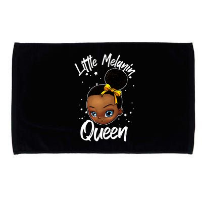 Funny Little Melanin Gift Black History Magic Gift Microfiber Hand Towel