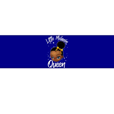 Funny Little Melanin Gift Black History Magic Gift Bumper Sticker