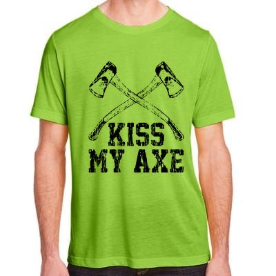 Funny Lumberjac My Axe Gift For Tournaments Tee Adult ChromaSoft Performance T-Shirt