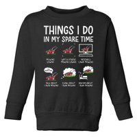 Funny Lawn Mower Clothes Gifts For Landscapers Gardener Toddler Sweatshirt