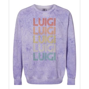 Free Luigi Mangione Colorblast Crewneck Sweatshirt