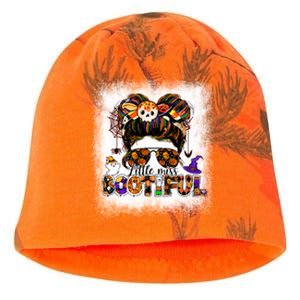 Funny Little Miss Bootiful Messy Bun Halloween Costume Gift Kati - Camo Knit Beanie