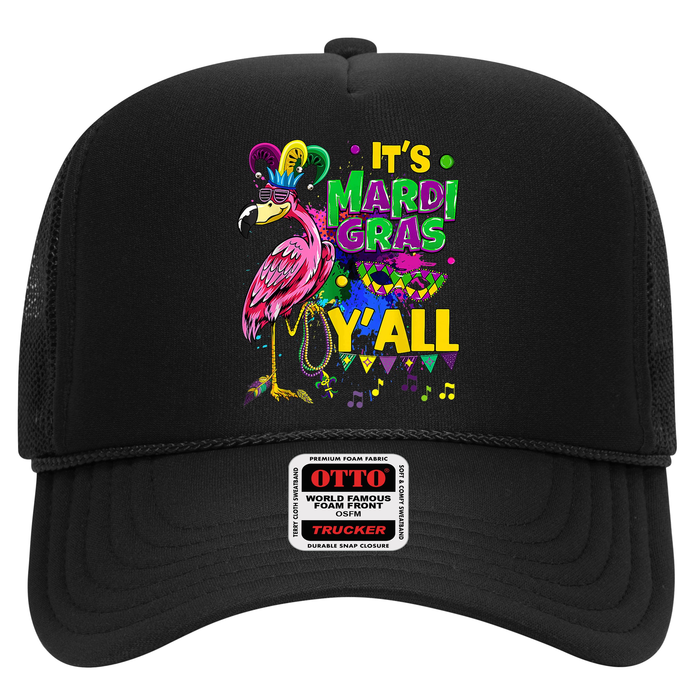 Flamingo Lover Mardi Gras Celebration New Orleans Louisiana Hat